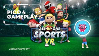 ALL IN ONE SPORTS VR  is the best sports activity game | JackLe GamesVR | PICO 4 VR