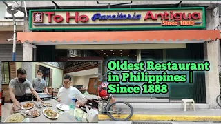 ToHo Panciteria Antigua Since 1888 | The Oldest Restaurant in the Philippines