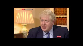 Boris Johnson on BBC Breakfast discussing Stormont