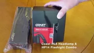 Coast HL8 Headlamp and HP14 Flashlight Review