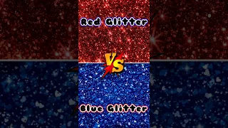 Part- D ✨️Red Glitter ❤️ vs Blue Glitter 💙 | Dress 👗 Purse 👛  Hair Ring 💍 #shorts #viral