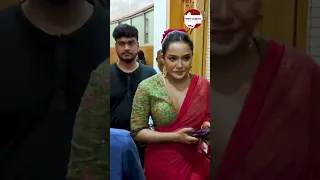 লাল শাড়িতে অ্যাওয়ার্ড শোতে সামিরা খান মাহি | Samira Khan Mahi | Actress | Model