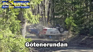 Götenerundan 2023 | Rally | Action | Crash | Rull | Avåk |