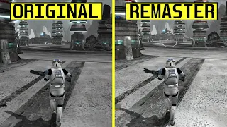 Star Wars: Battlefront 2 Classic Original vs Remastered Graphics Comparison