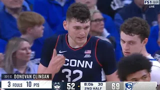 #1 UCONN vs #15 Creighton College Basketball Full Game Highlights 2024