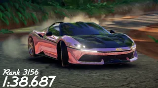 ASPHALT 9 - (3156) FERRARI J50 CAR HUNT RIOT [ISLAND TOUR] - 1:38.687