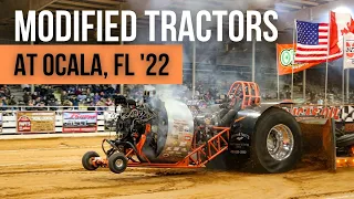 Modified Tractors at Ocala Winter Nationals Jan 28 29 2022