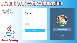 Java Swing UI Design - Login Form (Part 1)