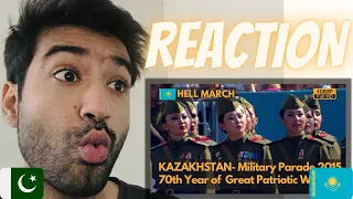 REACTION TO Kazakhstan ARMY MILITARY 2021 | Kazakhstan HELL MARCH | жылдығына арналған әскери Парад