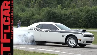 The Burnout Machine: New Supercharged Dodge Challenger MOPAR Drag Pack Revealed