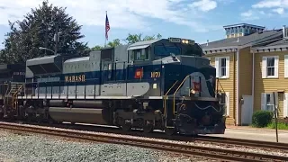 Indiana & Ohio, CSX and NS trains compilation from 4-22-15 HD