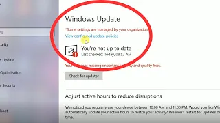 3 Ways To Fix Some Settings Are Managed By Your Organization in Windows 10