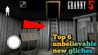 TOP 6 NEW UNBELIEVABLE GLITCHES IN GRANNY NEW UPDATE V 1.8