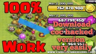 How to download clash of clans hacked version.//by technical support