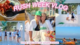 Rush Week Vlog 2023 | @The  College of Charleston