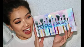 BH COSMETICS CRYSTAL ZODIAC BRUSHES FIRST IMPRESSIONS AND REVIEW
