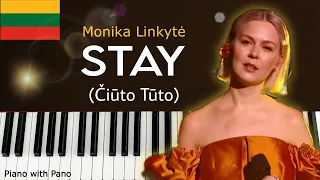 Monika Linkytė - STAY (Čiūto Tūto) | Lithuania 🇱🇹 | Piano Cover | Eurovision 2023