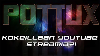 Eka livestream youtuben puolella?! Se on hyvä aloittaa Fortnitella