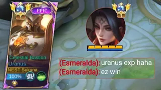 GOODBYE ESMERALDA META💀 THIS NEW URANUS BUILD IS BACK TO META🔥 - Mobile Legends