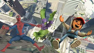 GTA 5 RAGDOOLS COMPILATION (Subway Surfers Spiderman Hulk Ironman)