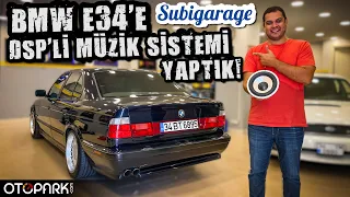 BMW E34'e DSP'li Hi-Fi müzik sistemi yaptık! | Subigarage | Otopark.com