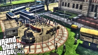 Stadium Refugee Camp - GTA 5 MOD