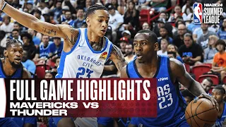 MAVERICKS vs THUNDER | NBA SUMMER LEAGUE | FULL GAME HIGHLIGHTS