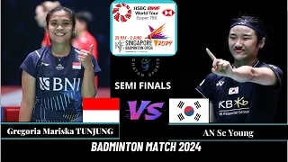 Semi Finals | Gregoria M TUNJUNG (INA) vs AN Se Young (KOR) [WS]| KFF Singapore Open 2024