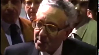 Pino Rauti eletto segretario dell'MSI - gennaio 1990