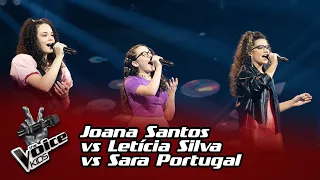 Joana Santos VS Letícia Silva VS Sara Portugal | Batalha | The Voice Kids