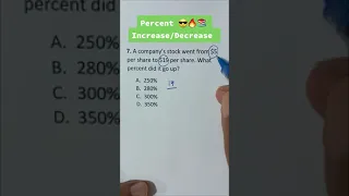 Percent Increase / Decrease - Math shortcut Tricks