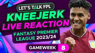 FPL KNEEJERK GAMEWEEK 8 | LIVE REACTION Q&A | Fantasy Premier League Tips 2023/24