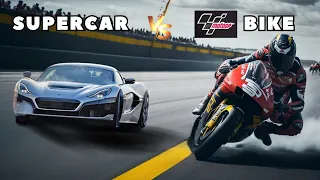 KTM RC 16 VS Supercar | Rimac Nevera VS KTM RC 16 Drag Race