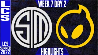 TSM vs DIG Highlights | LCS Summer 2022 W7D2 | Team Solomid vs Dignitas