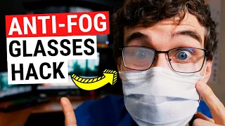 How To Keep Glasses From FOGGING While Wearing A Face Mask