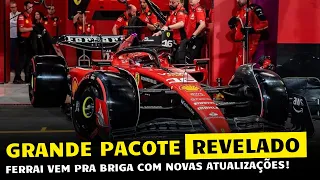 FERRARI revela SUPER PACOTE de ATUALIZAÇÕES para bater de frente com RED BULL | Fórmula 1