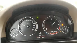 BMW F10 520d acceleration 0-140km/h