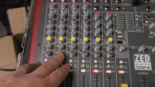 Multitrack Recording with the Allen & Heath Zed Sixty 10 FX
