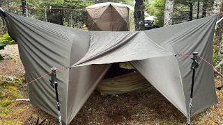 3 Days in Chance Cove Hammock Camping in Heavy Rain