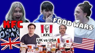 KFC FOOD WARS - UK VS USA | REACTION!