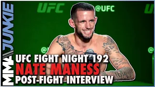 Nate Maness recaps incredible comeback TKO of Tony Gravely | #UFCVegas37