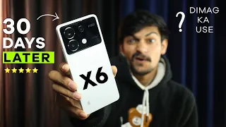 Poco X6 5G Review after 30 Days // 4 Problems 😲 // Best Phone Under 20K ??