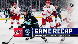 Hurricanes @ Kraken 10/19 | NHL Highlights 2023