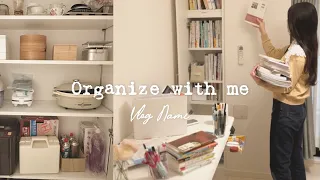 Organize with me | Storage ideas without buying new storage cases VLOG Japan