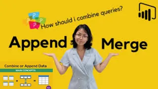 Append And Merge queries in power query | Power BI tutorial