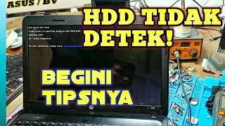 Cara Mengatasi Laptop HP 1000 Tidak Deteck Hardis | Boot Device Not Found