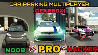 💸Noob , Pro and Hecker🤣funny moments🔥car parking multiplayer roleplay  #7 trending