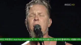 Metallica - The Unforgiven HD - Live in Seoul 2006