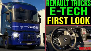 ETS2 Renault Trucks E-Tech REVIEW 🚨 First Look NEW Renault Truck ᐅ ETS2 NEW TRUCK 2024
