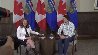 Premier Smith Talks With Justin Trudeau